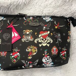 Ed Hardy cosmetic bag